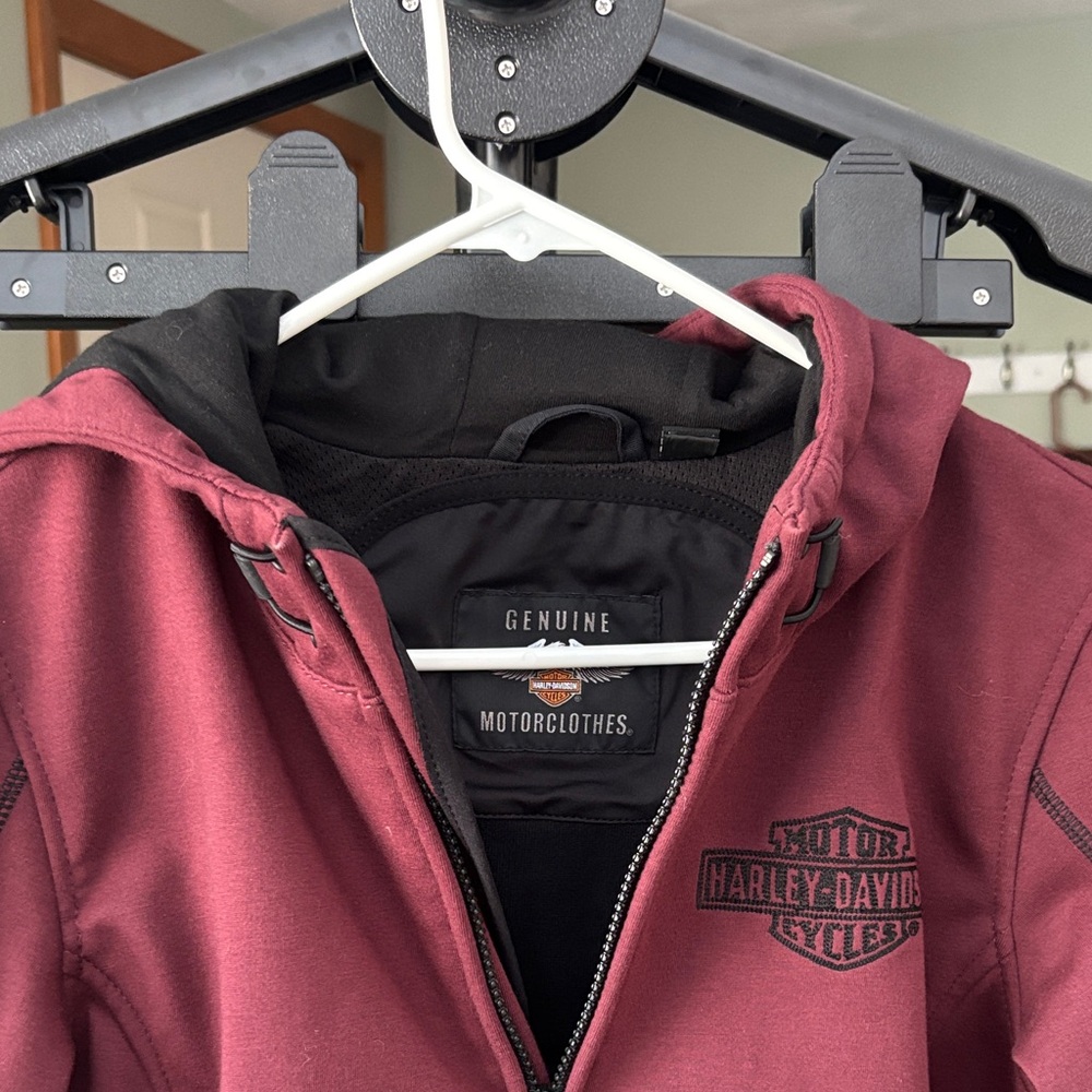 Harley-Davidson Maroon Zip-Up Jacket